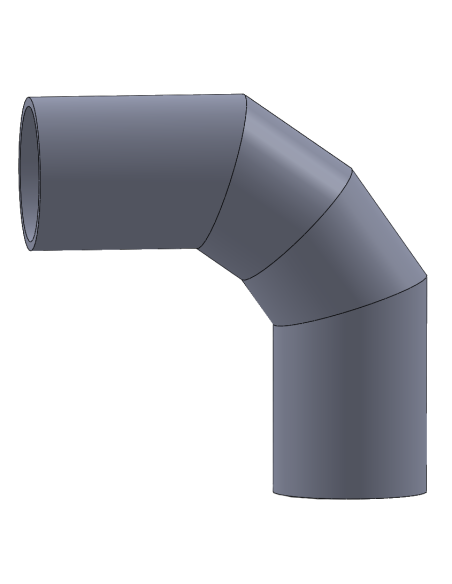 Coude 90° PEhD SDR17