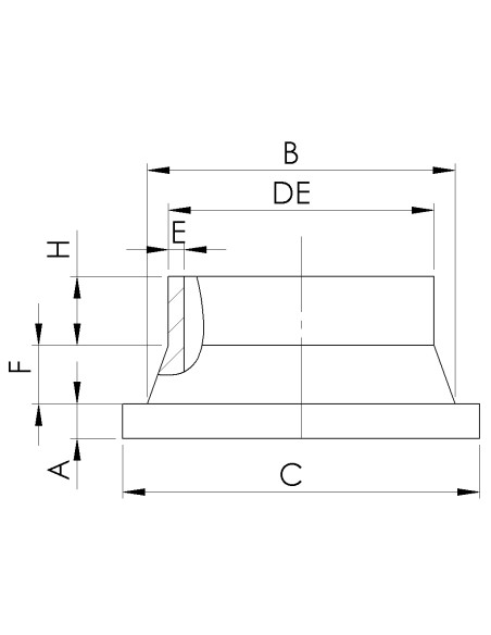 Collet court SDR 17 ⌀63-630mm
