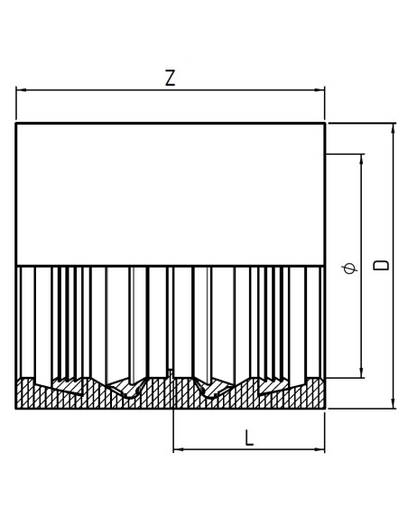 Manchon à Griffes Autobutées PIRANHA Série LC